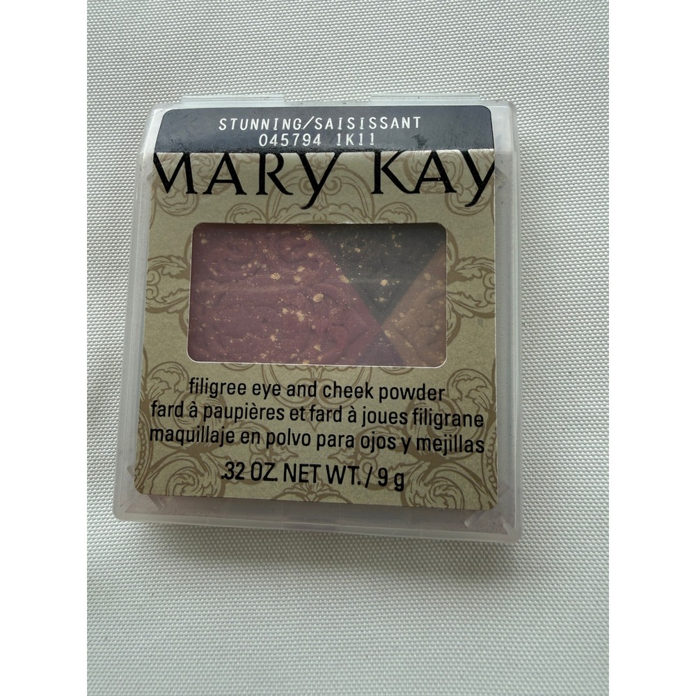 Mary Kay Filigree Eye and Cheek Powder Stunning 045794 1K11 Shimmer Palette 9g